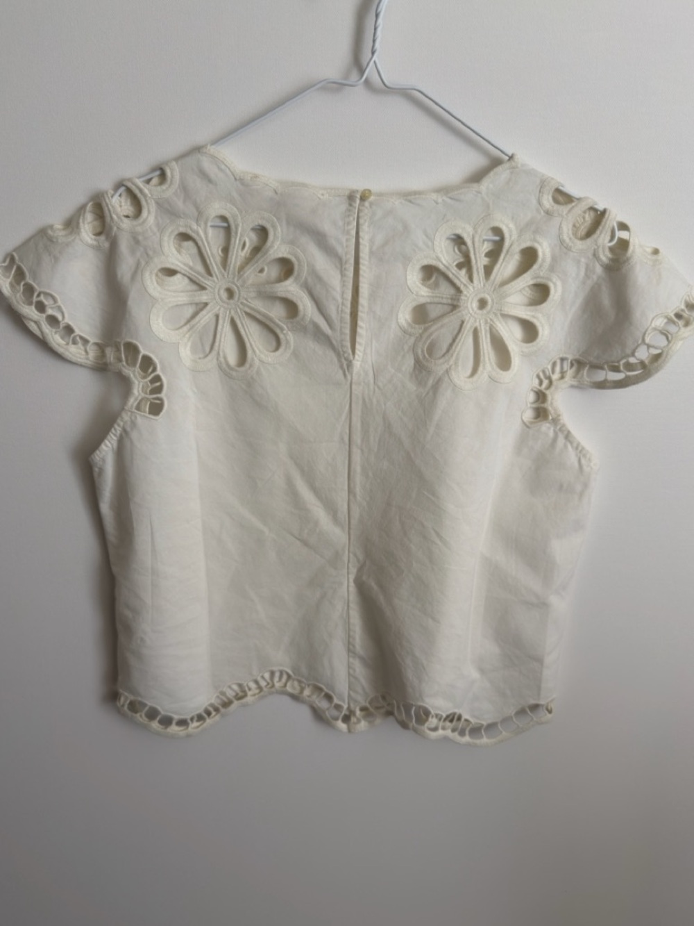 NWT The Great Super Bloom Eyelet Top Size 1 - Picture 7 of 14